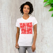 Vierkante Mesh Vrouwen T-shirt