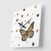 Vierkante monarch vlinder klok (Hoek)