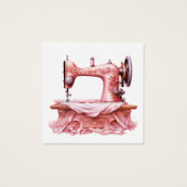 Vierkante naaiwerk of behuizing Kaart (Voorkant)