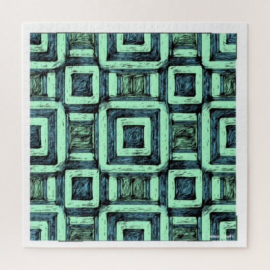 Vierkante Obsessie Legpuzzel (Verticaal)