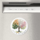 VIERKANTE OF RONDE MAGNEET 4 SEIZOEN BOOM PERSONAL (Insitu (Vaatwasser))