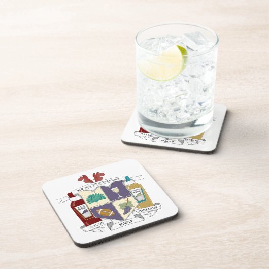 Vierkante Onderzetters (Rechterzijde)