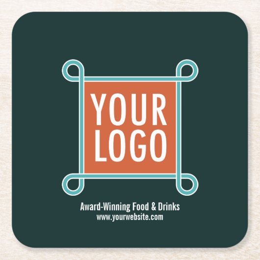 Vierkante Papier Custom Bar Onderzetters Bulk Bedr (Voorkant)