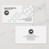 Vierkante Pathways Global Connections Logistics Visitekaartje (Voorkant / Achterkant)