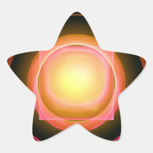 Vierkante Peg in een rond gat Ster Sticker