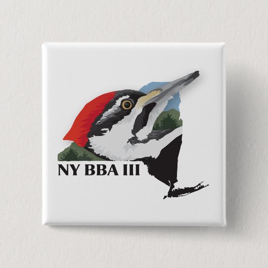 Vierkante pen vierkante button 5,1 cm (Voorkant)