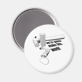 Vierkante pg-ronde opening magneet (Voorkant / Achterkant)