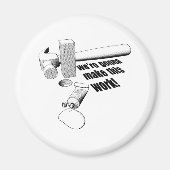 Vierkante pg-ronde opening magneet (Voorkant)