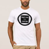 Vierkante pin in een rond gat T-shirt (Voorkant)