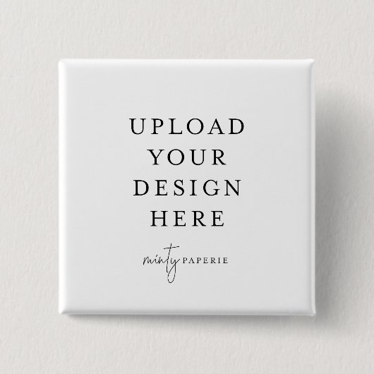 Vierkante pins 2 inch vierkante button 5,1 cm (Voorkant)