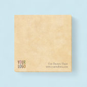 Vierkante Post-it® notes met Bedrijf Logo No Minim