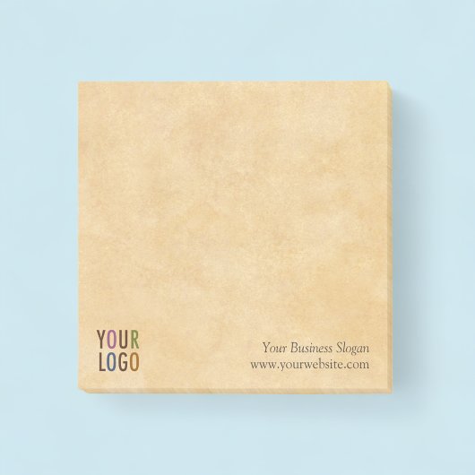 Vierkante Post-it® notes met Bedrijf Logo No Minim