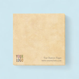 Vierkante Post-it® Notities met bedrijfslogo Geen Notes