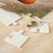 Vierkante puzzel Oude rode vrachtwagen Country Roa Legpuzzel (Zijkant)