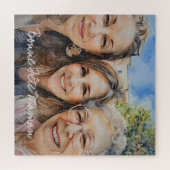 Vierkante puzzel Souvenir Photo Bonne Fête Mama Legpuzzel (Horizontaal)