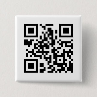 Vierkante QR-Button Button 5,1 Cm
