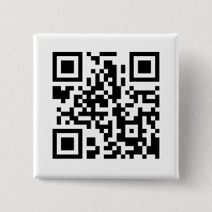 Vierkante QR-Button Vierkante Button 5,1 Cm