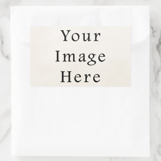 Vierkante rechthoek sticker - Aangepaste stickers (Tas)