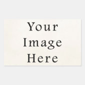 Vierkante rechthoek sticker - Aangepaste stickers (Voorkant)