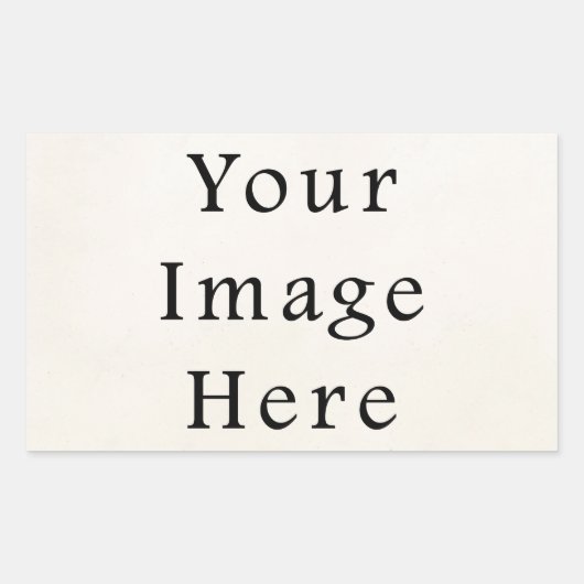 Vierkante rechthoek sticker - Aangepaste stickers (Voorkant)