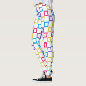 Vierkante regenboog leggings (Links)