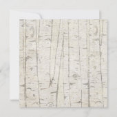 Vierkante rustieke koper geometrische eucalyptus b kaart (Achterkant)