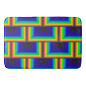 vierkante schalen met zonnespectrum badmat (Voorkant)