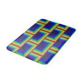 vierkante schalen met zonnespectrum badmat (Gekanteld)