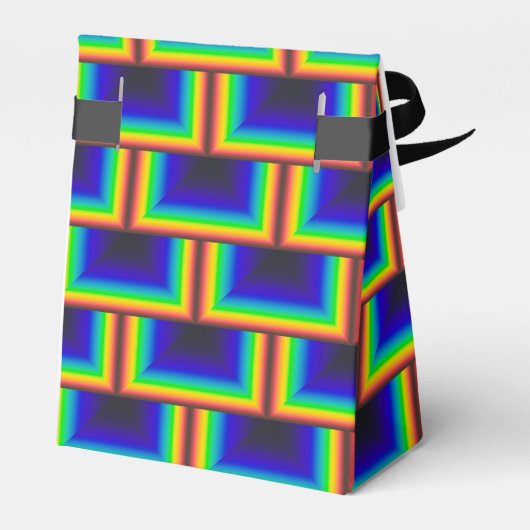 vierkante schalen met zonnespectrum bedankdoosjes (Achterkant)