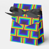 vierkante schalen met zonnespectrum bedankdoosjes (Voorkant Zijde)