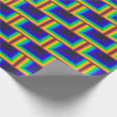 vierkante schalen met zonnespectrum cadeaupapier (Hoek)