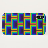 vierkante schalen met zonnespectrum Case-Mate iPhone case (Achterkant (horizontaal))