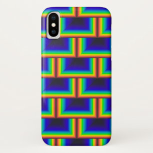 vierkante schalen met zonnespectrum Case-Mate iPhone case