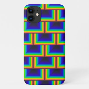 vierkante schalen met zonnespectrum Case-Mate iPhone case