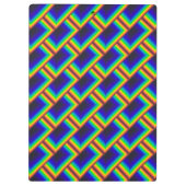 vierkante schalen met zonnespectrum klembord (Achterkant)