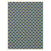 vierkante schalen met zonnespectrum tafelkleed (Voorkant)