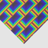 vierkante schalen met zonnespectrum tissuepapier (Detail)