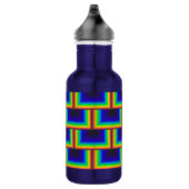 vierkante schalen met zonnespectrum waterfles (Rechts)