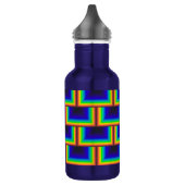vierkante schalen met zonnespectrum waterfles (Links)