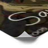 Vierkante schijven poster (Hoek)