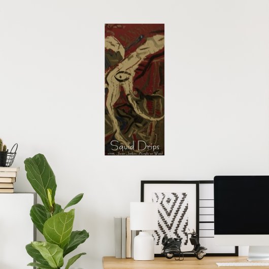 Vierkante schijven poster (Thuiskantoor)