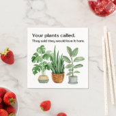 Vierkante servetten - Open Huis "Huis Planten" (Insitu)