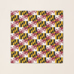 Vierkante sjaal met vlag van de staat Maryland, VS<br><div class="desc">Voeg een stijlvol tintje van Maryland trots aan uw garderobe met onze exclusieve vierkante sjaal met de vlag van Maryland. Ontworpen met elegantie en veelzijdigheid in het achterhoofd, is deze vierkante sjaal meer dan alleen een mode-accessoire; het is een eerbetoon aan het rijke erfgoed en de levendige culturele identiteit van...</div>