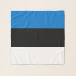 Vierkante sjaal met vlag van Estland<br><div class="desc">Voeg elegantie en patriottisme toe aan uw garderobe met deze prachtig ontworpen vierkante sjaal met de vlag van Estland! Deze vierkante sjaal combineert klassieke mode met nationale trots en toont trots de iconische blauw, zwart en witte strepen van de Estse vlag in een verfijnde en opvallende lay-out. Of het nu...</div>