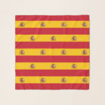 Vierkante Sjaal met vlag van Spanje<br><div class="desc">Verbeter uw garderobe met onze vierkante sjaal met de vlag van Spanje! Deze sjaal, vervaardigd met aandacht voor detail, is meer dan alleen een accessoire; het is een viering van het rijke culturele erfgoed en de nationale trots van Spanje. Het opvallende ontwerp toont met trots de levendige rode en gele...</div>