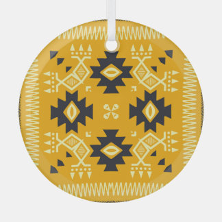 Vierkante sjaal, paisley bloemenbatik. glas ornament