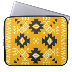 Vierkante sjaal, paisley bloemenbatik. laptop sleeve