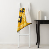 Vierkante sjaal, paisley bloemenbatik. sherpa deken (In situ)