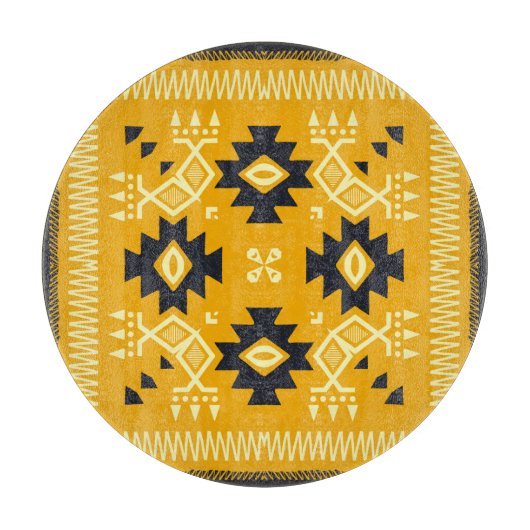 Vierkante sjaal, paisley bloemenbatik. snijplank (Voorkant)