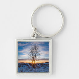 Vierkante Sleutelhanger